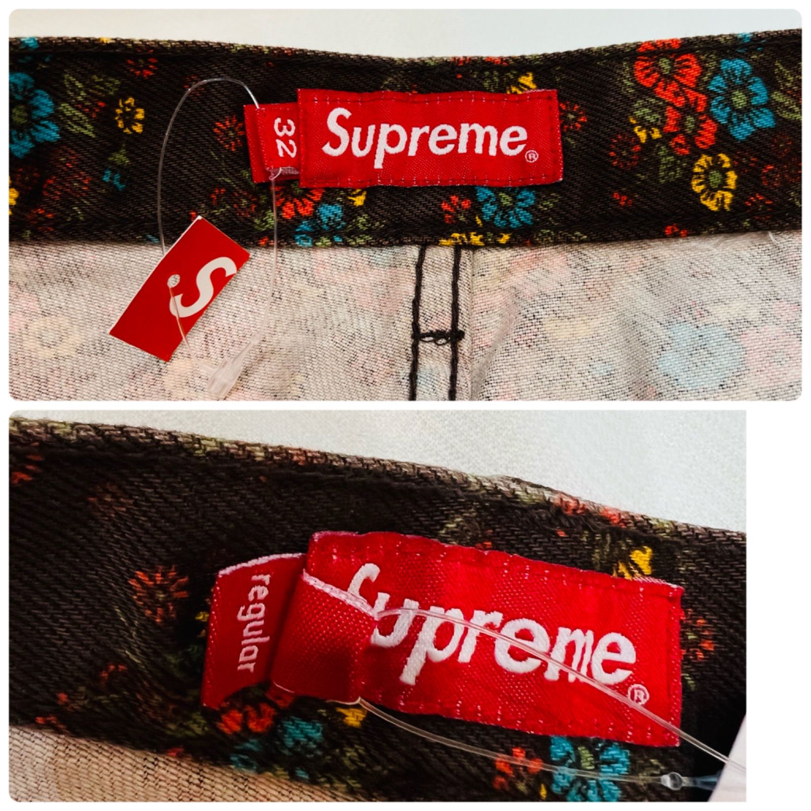 未使用 】Supreme Regular Jean Flowers 22SS 32インチ - メルカリ