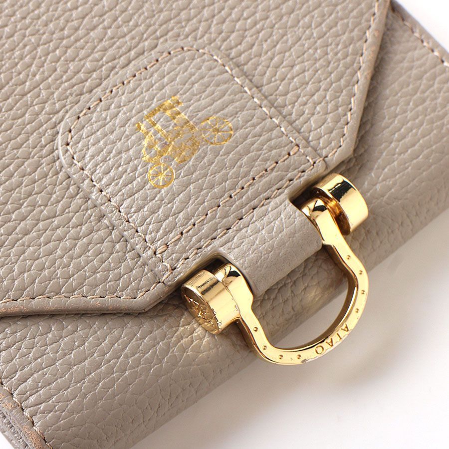 ATAO アタオ　財布 ロトロ　グレージュ ロトロ／大容量の二つ折り財布 – ATAO LAND+(アタオランドプラス