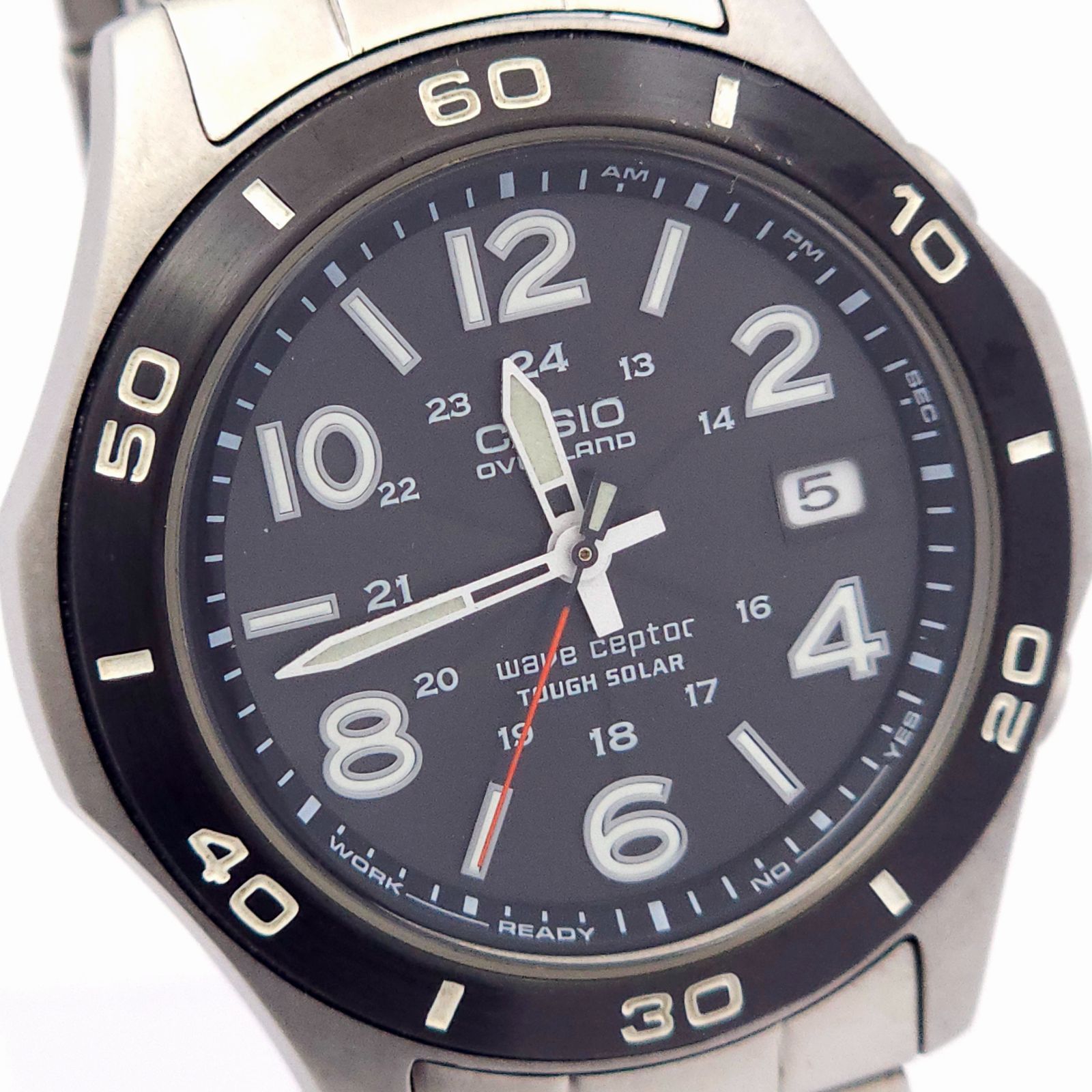 CASIO カシオ オーバーランド OVW-110 ソーラー電波 動作品 ☆良品 CASIO カシオ オーバーランド OVW-110 ソーラー電波 動作品