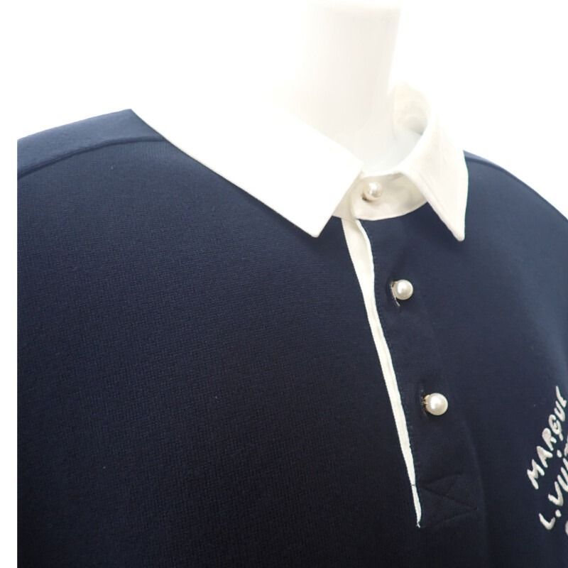 LOUIS VUITTON エンブロイダードショートスリーブ XL ポロシャツ