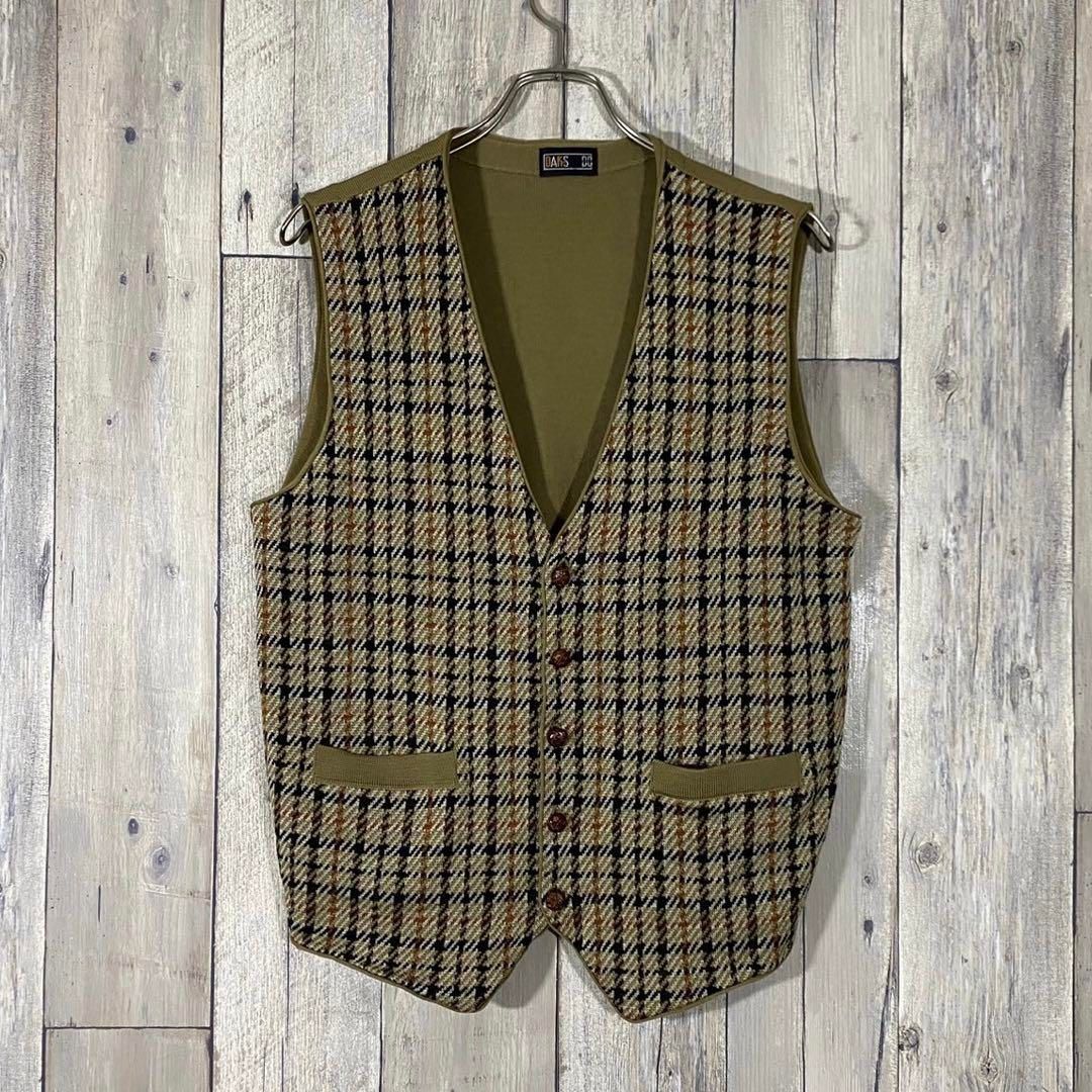 OLD DAKS GOLF 90s ダックス ゴルフ ウェア チェック ベスト - メルカリ