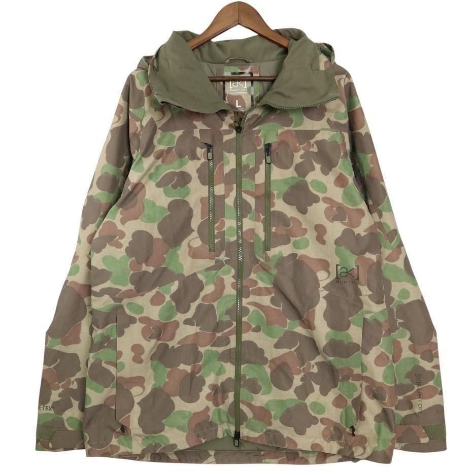 Burton AK M 2L SWASH JK L スウォッシュジャケット メンズ L GORE-TEX 2L ジャケット スノボウェア ゴアテックス カモフラ 迷彩