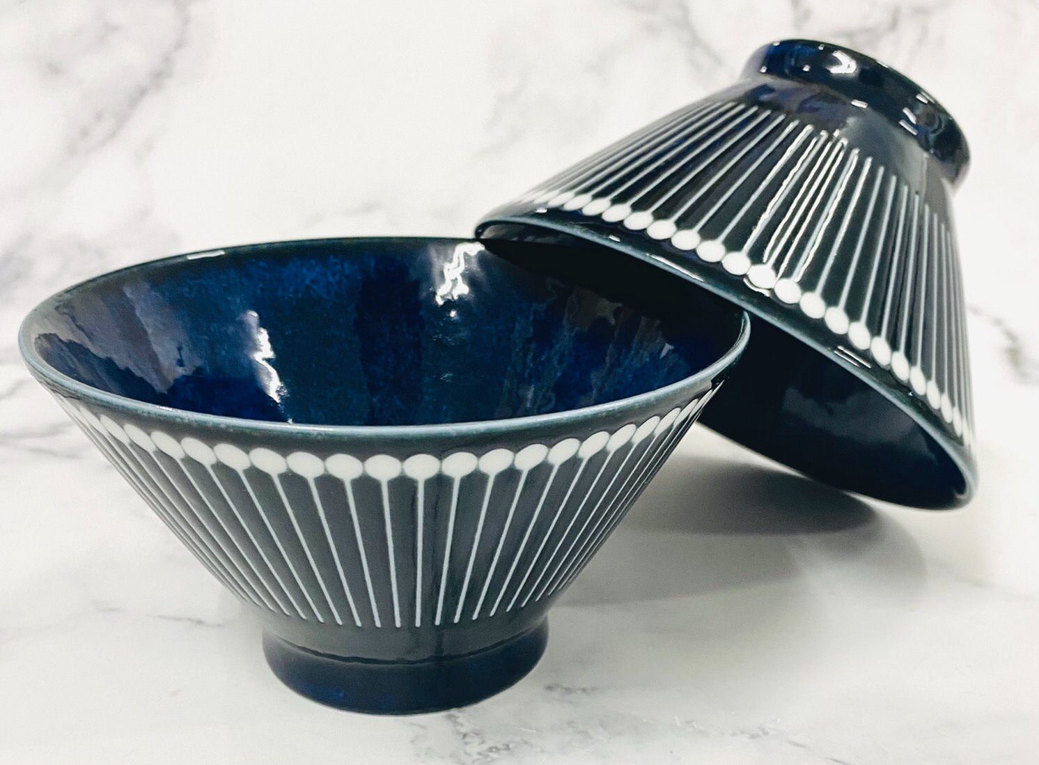 平茶碗　コバルトブルー【中古美品】 平茶碗 コバルトブルー【中古美品】