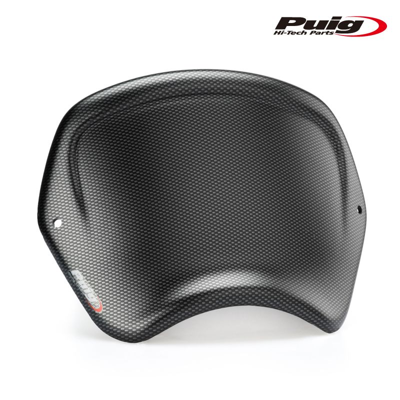 Puig 22138C ABS FRONTAL PLATE CARBON PRINT HONDA CB650R NEO SPORTS CAF? 24-25 プーチ フロントパネル ゼッケンプレート