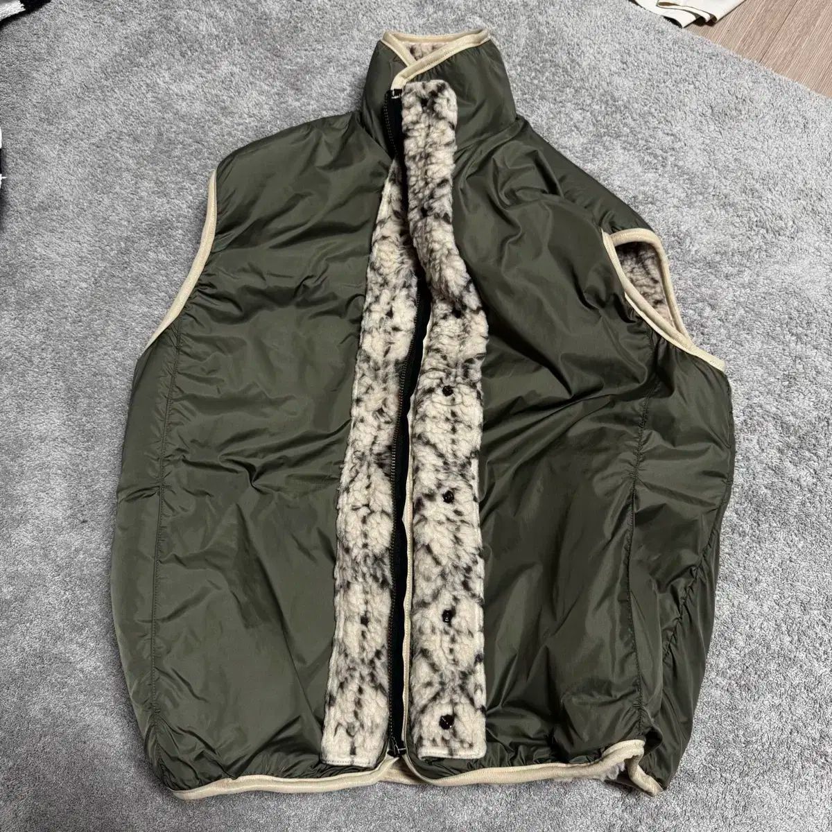 KAPITAL KOUNTRY キャピタル リバーシブルベスト