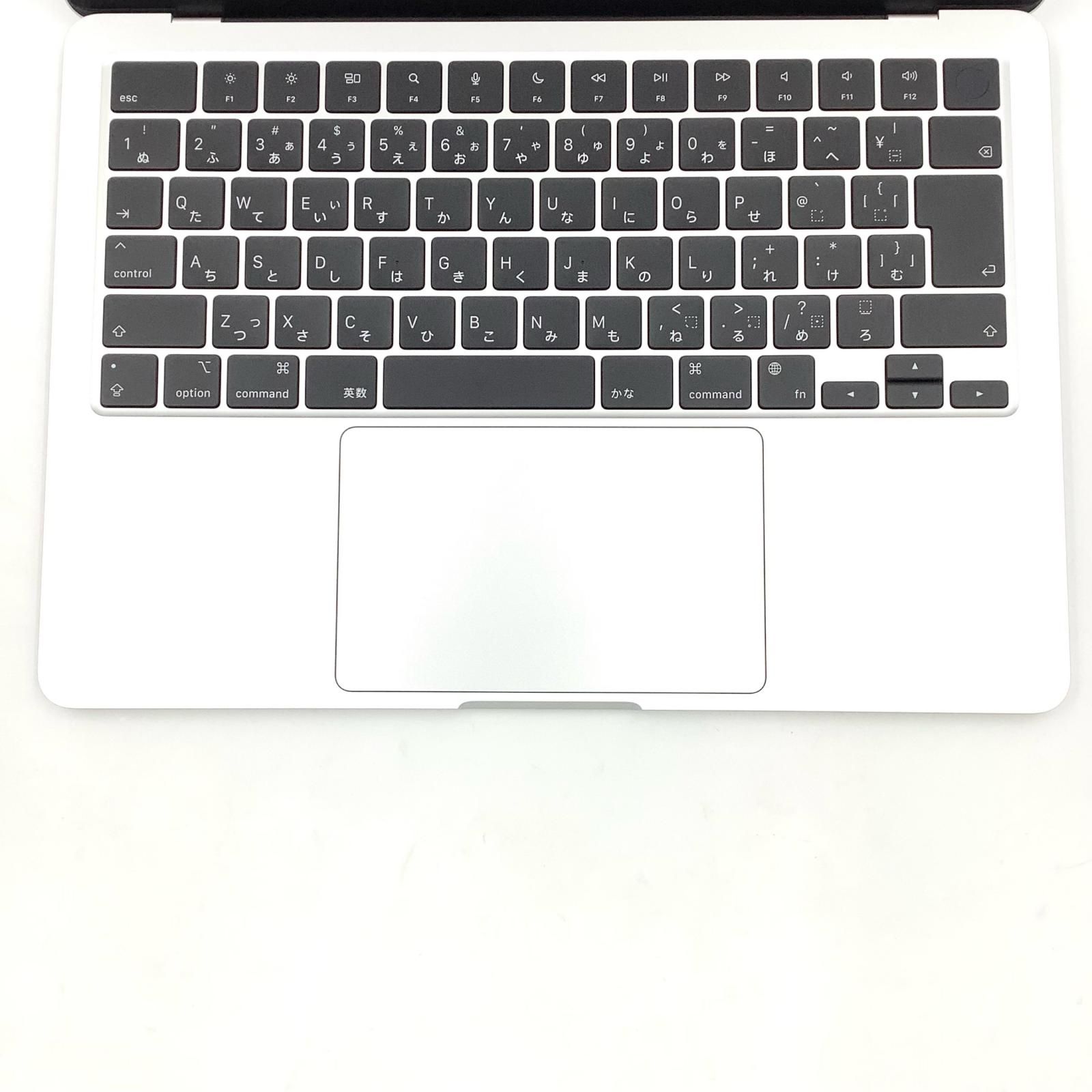 MacBook Air M2 13インチ　8GB 256GB充放電13回極上品 Apple MacBook Air 13インチ 2022 M2 8GB 256GB シルバー 100