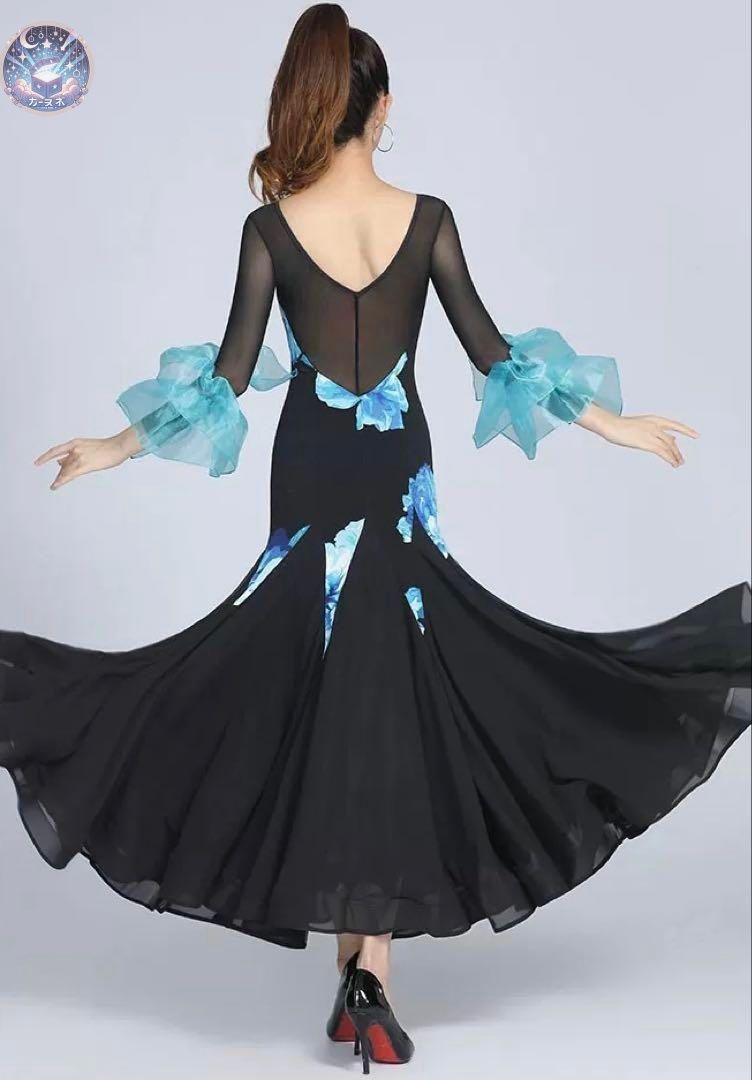 花柄スタンダードドレス