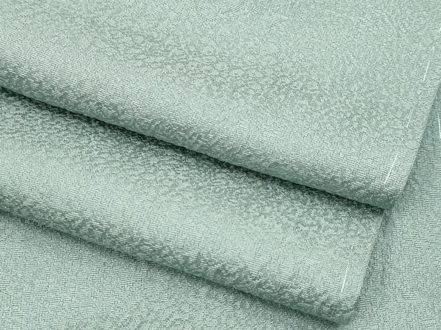 平和屋着物 上 色無地 草花地紋 青磁鼠色地 CYAA3298s5