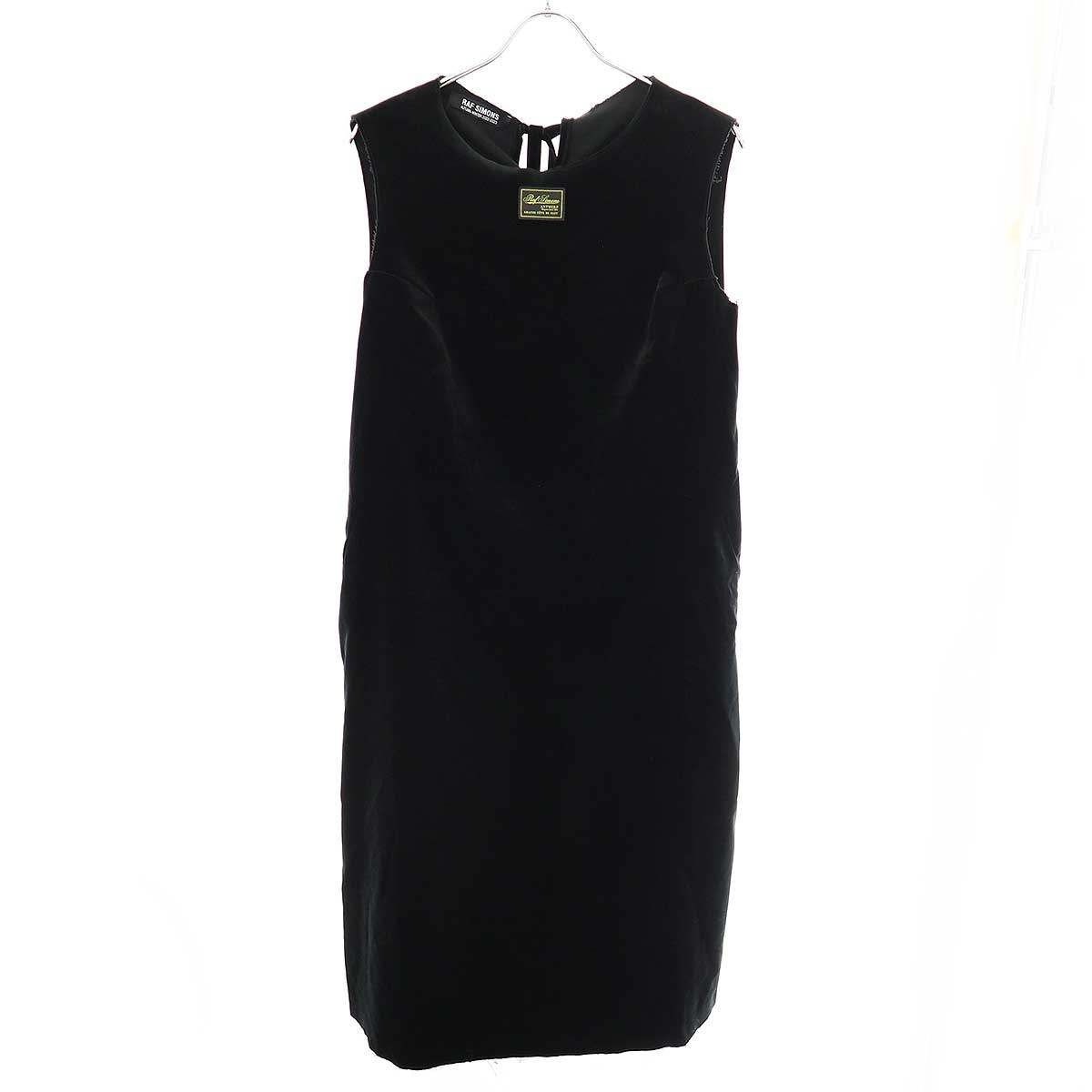 RAF SIMONS ラフシモンズ 22AW Sleeveless A-line dress ベルベット 