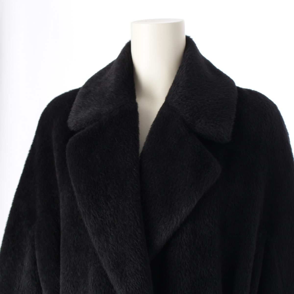 エスマックスマーラ S Max Mara アルパカ ウール ベルト ロング 