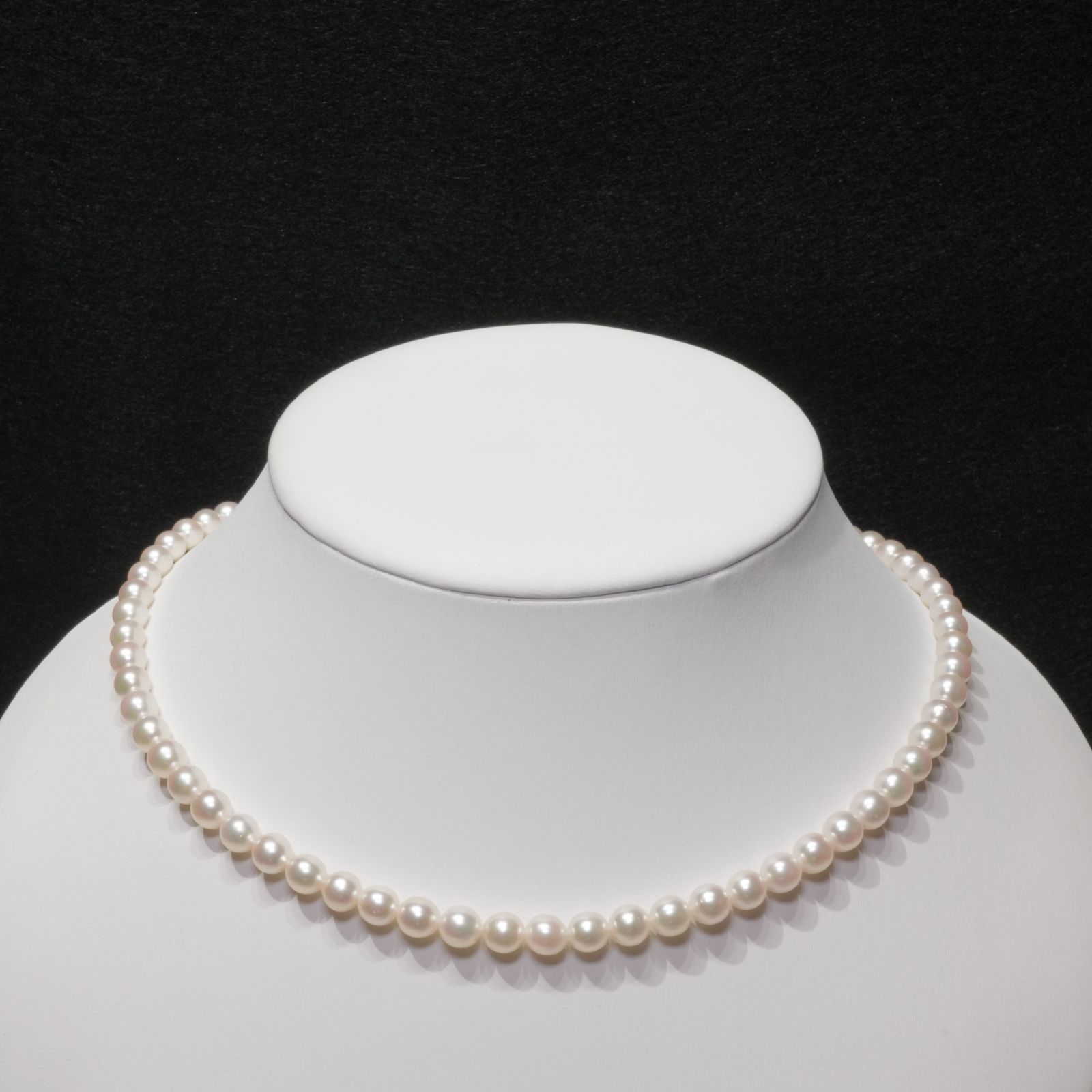 【極上】タサキ　アコヤ　本真珠　パール　ネックレス　シルバー 田崎真珠 アコヤ パール シルバー ネックレス 真珠 タサキ/25