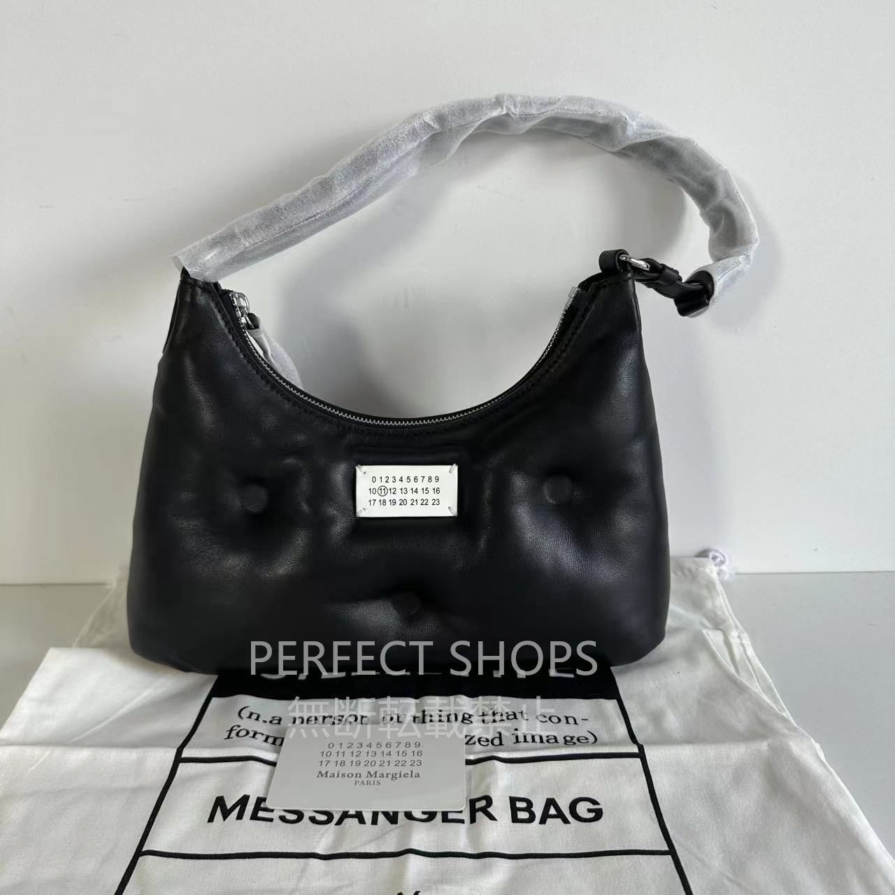 新品未使用☆Maison Margiela メゾンマルジェラ グラムスラム Glam Slam Hobo ショルダーバッグ トートバッグ ハンドバッグ  ブラック - メルカリ