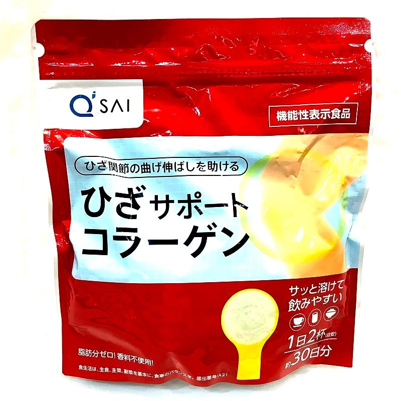 機能性表示食品　キューサイ　ひざサポートコラーゲン 150g×2　Q'SAI Amazon.co.jp: キューサイ ひざサポートコラーゲン 150g (約30日