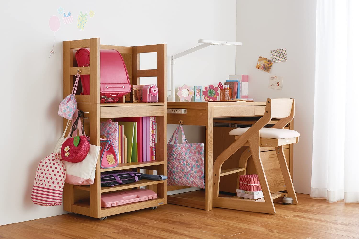 人気商品 NS|アイボリー サイズ W434×D495～576×H760mm 学習椅子 SH446 476 506 536mm 外寸 ビーノチェア KOIZUMI コイズミ学習机 アイボリー色 コイズミファニテック BDC-37NSIV