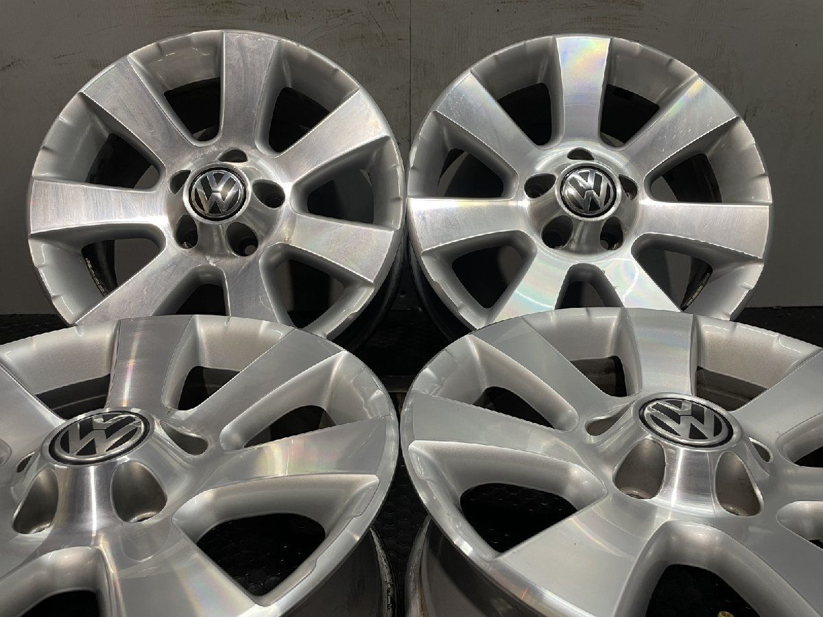 【美品】フォルクスワーゲン　16インチ　タイヤ　純正ホイール　シャラン VW フォルクスワーゲン シャラン 純正ホイール 16インチ 4本 6.5