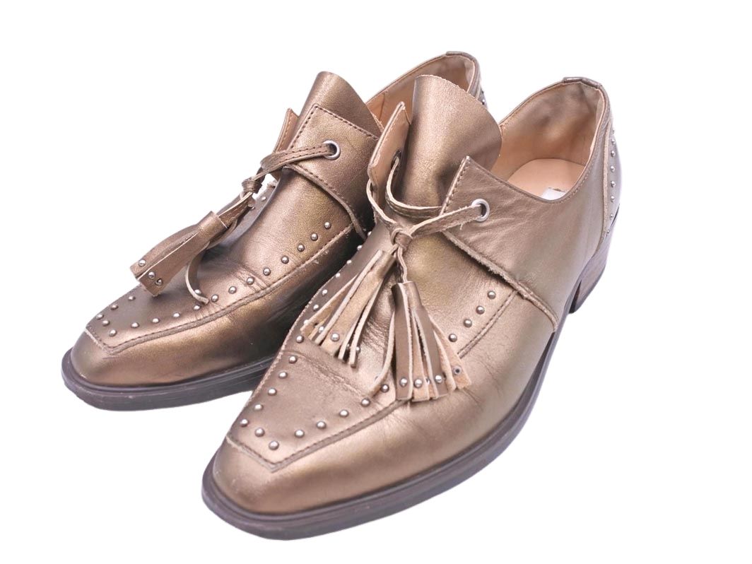 美品✨Ameri vintage STUDS TASSEL LOAFER 靴 AMERI Vintage STUDS TASSEL LOAFER AMERI STUDS TASSEL LOAFER