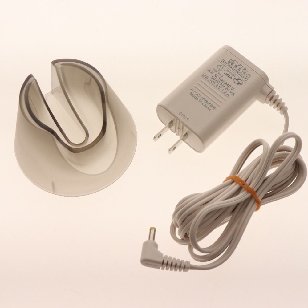 Panasonic 美顔器 シルバー ACアダプター付き