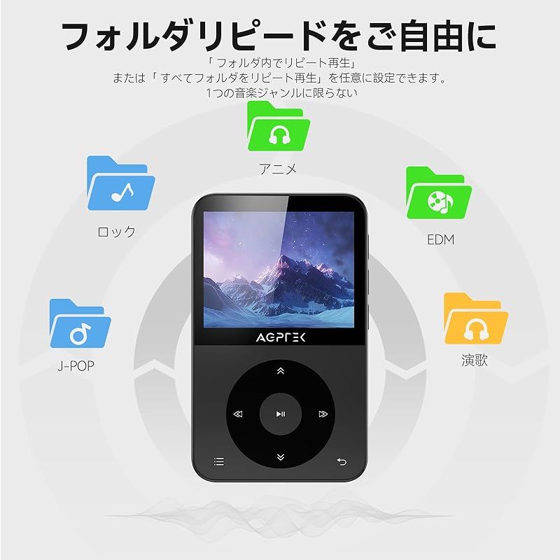 オーディオプレーヤー mp4 プレーヤー 大容量 mp4プレーヤー