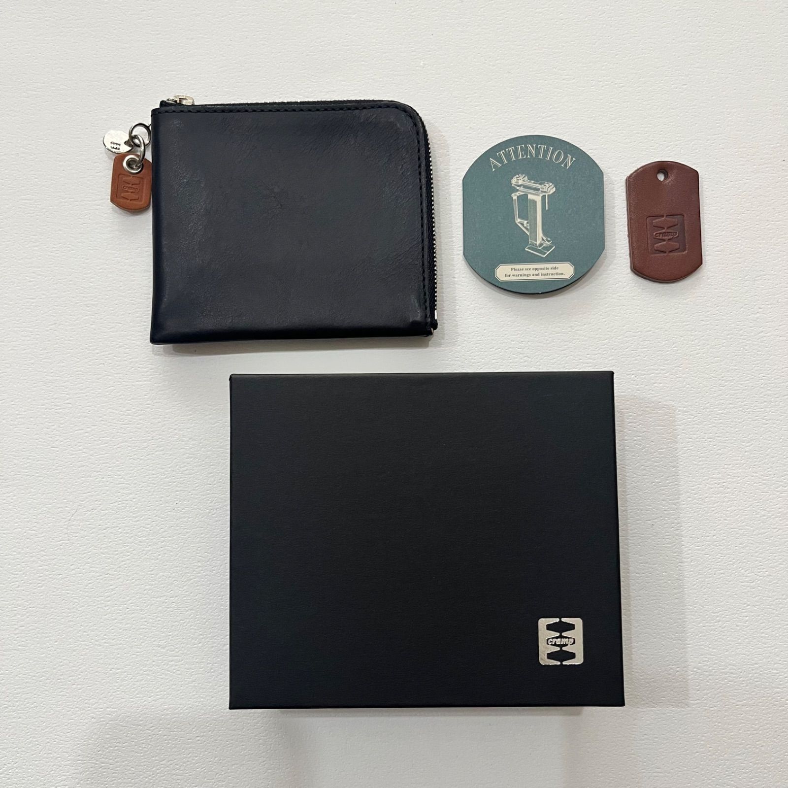 新品同様】未使用品 池之端銀革店 Cramp クランプ イタリアン