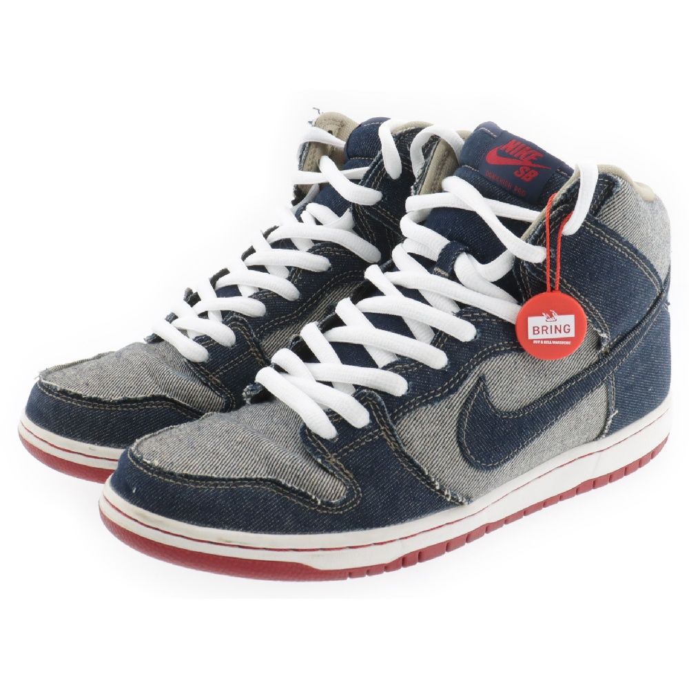 ナイキ SB ダンク ハイ TRD QS リース フォーブス デニム ネイビー