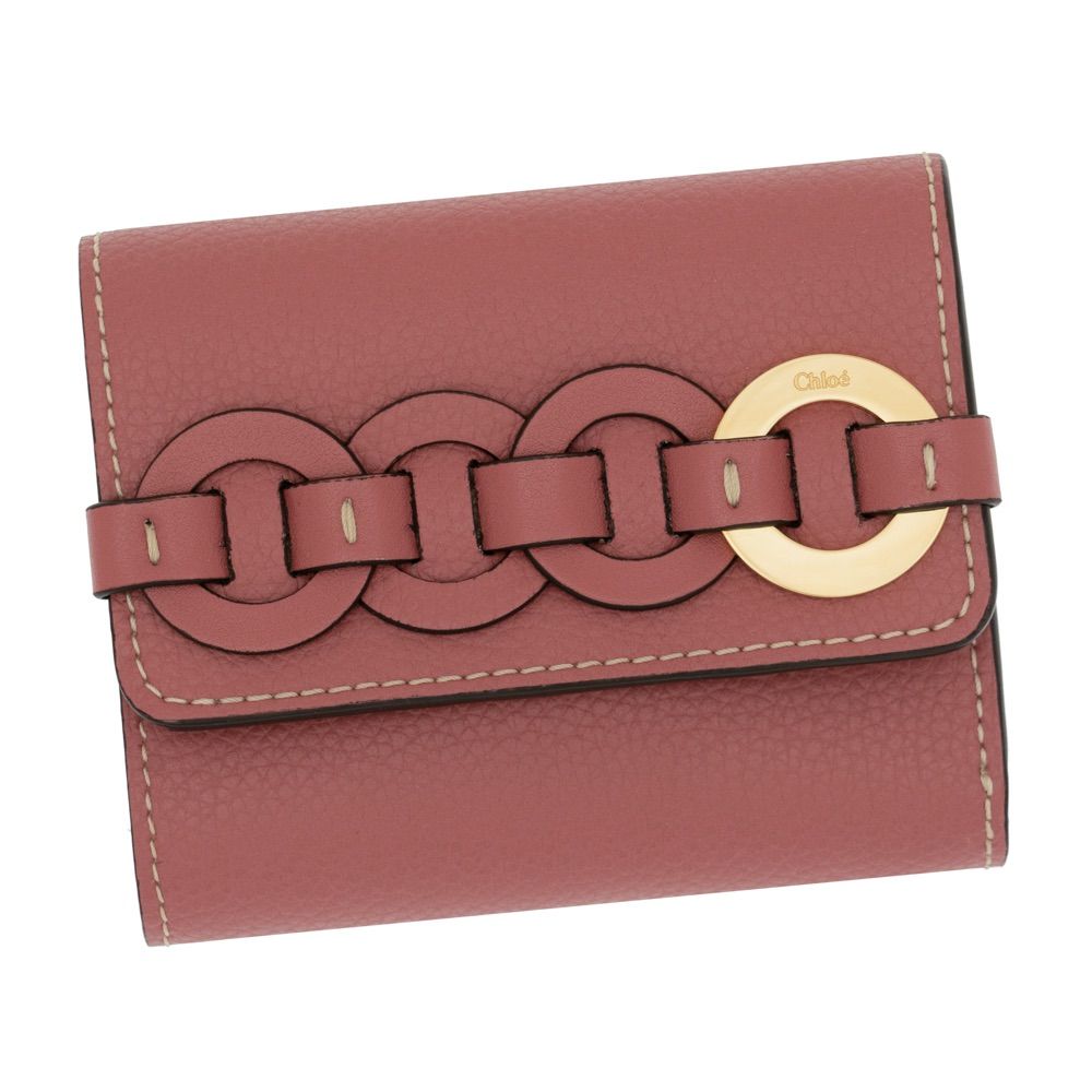 クロエ 財布 3つ折り財布 レディース レザー ピンク系 Chloe DARRYL