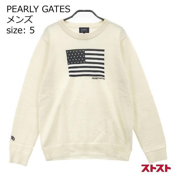 PEARLY GATES パーリーゲイツ 長袖ニットセーター 星条旗 5 - 〔公式