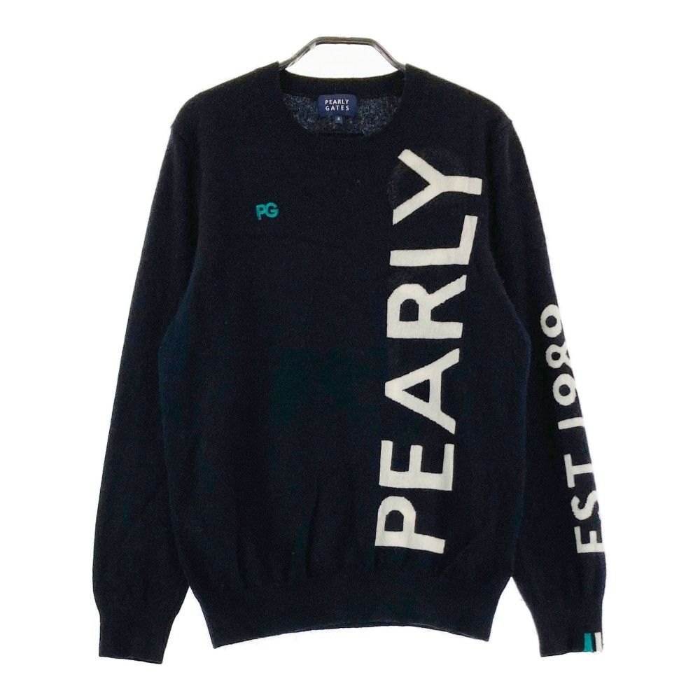 サイズ：4 PEARLY GATES パーリーゲイツ カシミヤ ニットセーター