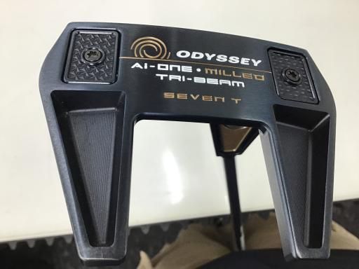 オデッセイ Ai-ONE MILLED TRI-BEAM SEVEN T 34インチ パター PT STROKE LAB 90 スチール フレックスその他 メンズ 男性用 右利き 右用 Bランク ゴルフクラブ