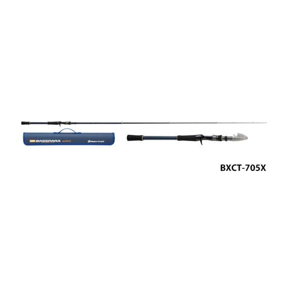 ≪'20年6月新商品！≫ メジャークラフト NEW バスパラ 振出モデル BXCT-705H 〔仕舞寸法 50cm〕