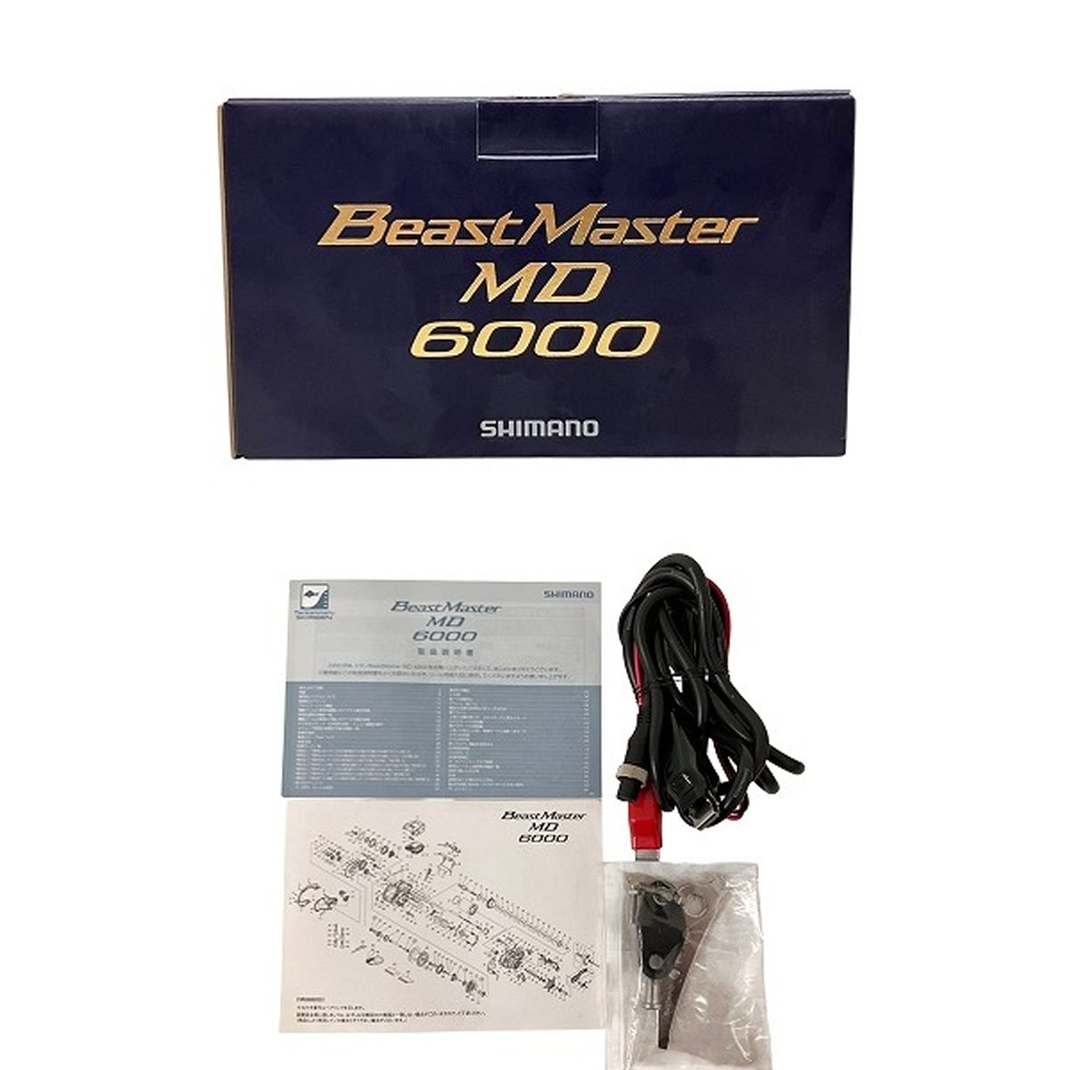 SHIMANO BeastMaster シマノ 22 ビーストマスター MD 6000 電動リール 釣具 良好 O10531816