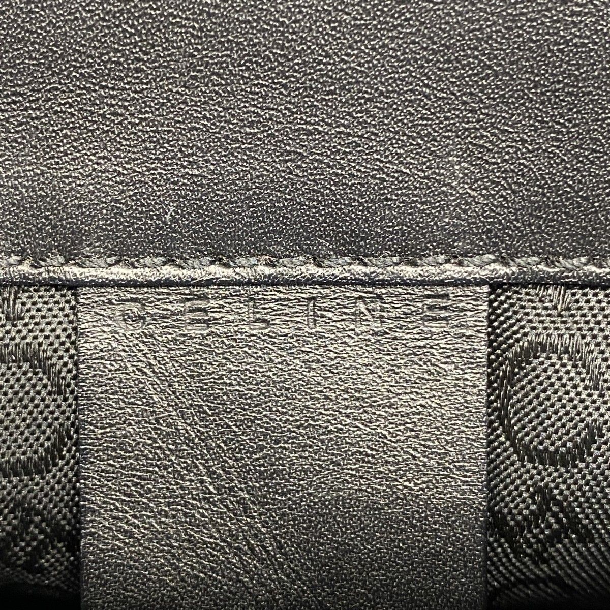 5eb2023】セリーヌ ハンドバッグ Cマカダム キャンバス ブラック  