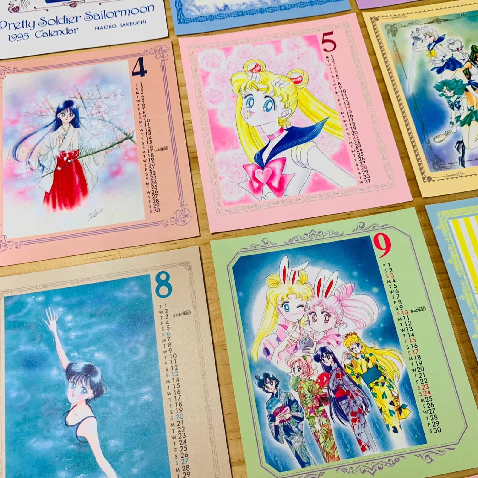 ☆M31815-50 武内直子 美少女戦士セーラームーン 1995年度卓上