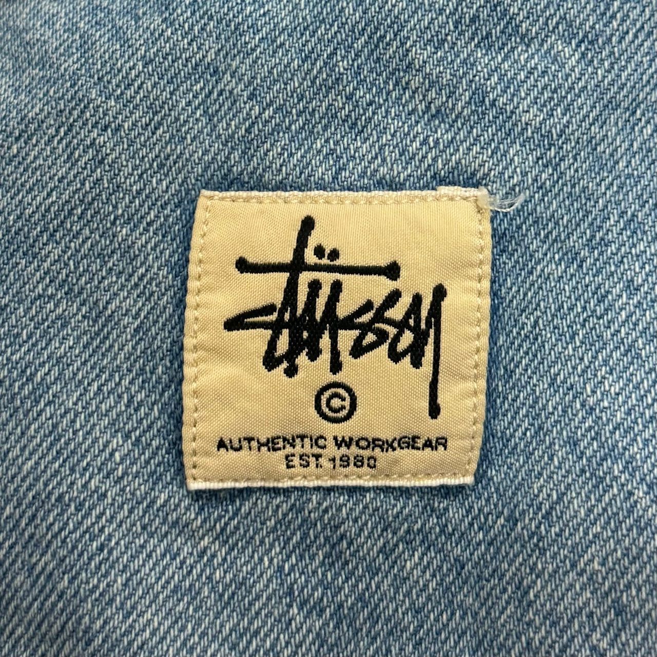 Stussy Workgearコラボデニムベスト インディゴ