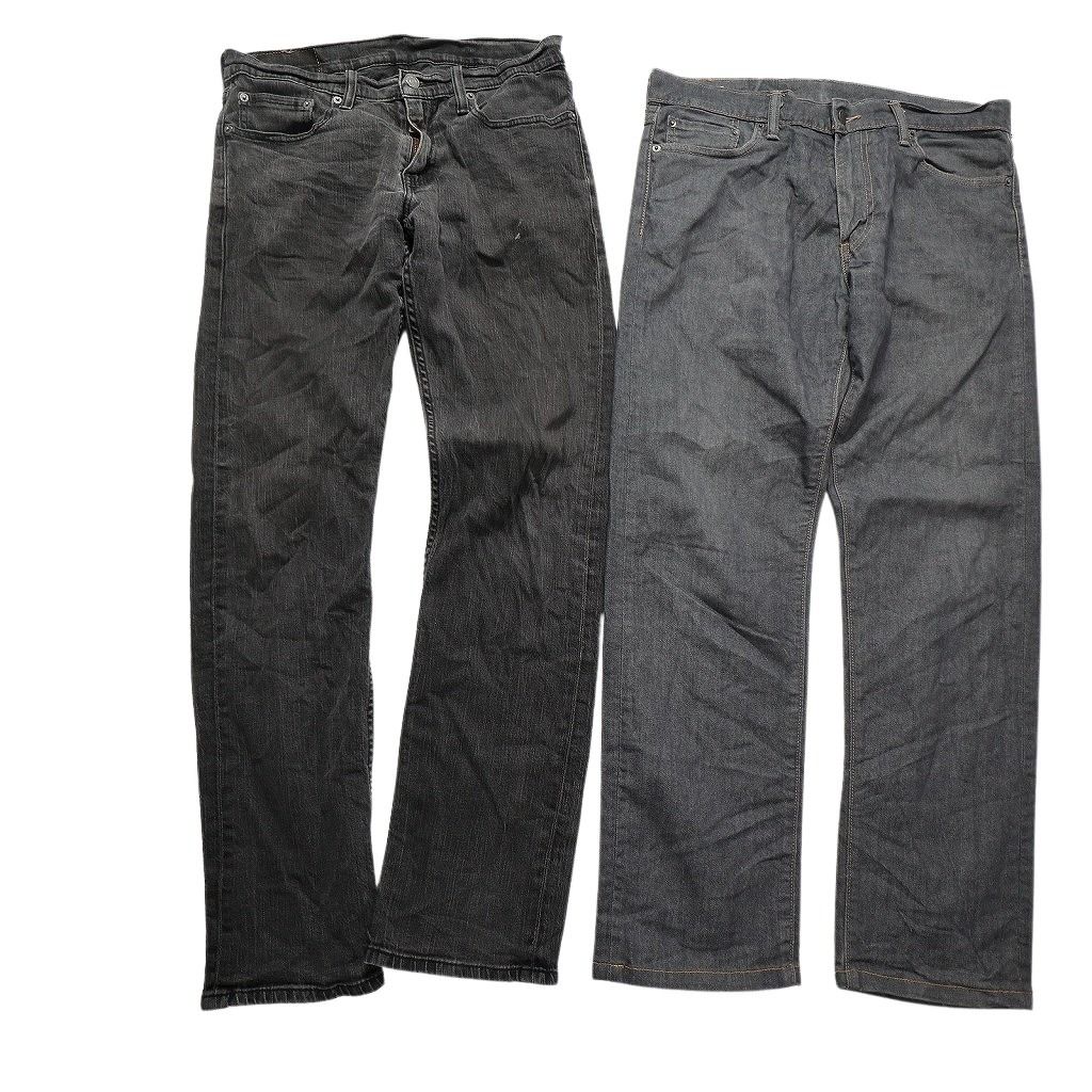 古着卸 リーバイス 品番MIX デニム ブラックデニム パンツ 8枚セット メンズ 30 32 33 504 512 514 古着 NC1348 KIN-KAAI_COM
