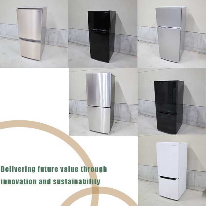 当店おまかせ冷凍冷蔵庫 109L～160L メーカー 海外メーカー 送料無料 冷蔵庫 1人暮らし 小型 静音 収納 2ドア おすすめ ポケット 小さい 小さめ 大容量 収納 棚 安い R20200