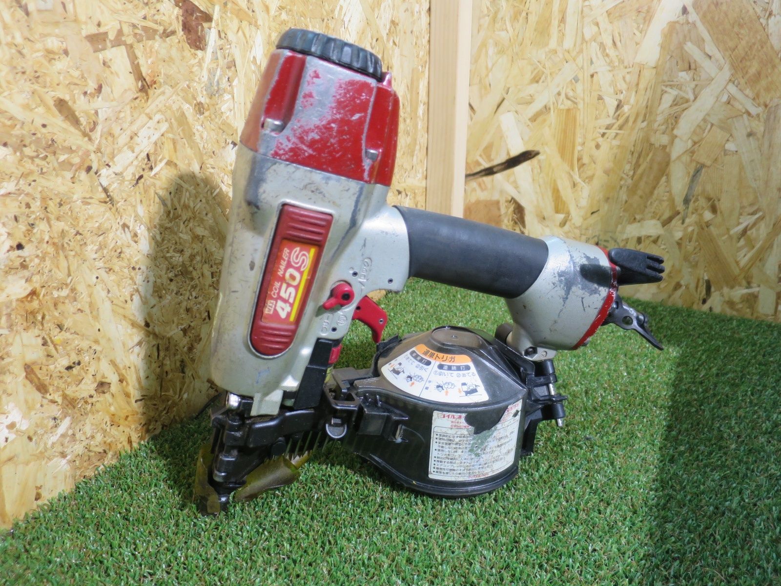 MAX　常圧釘打機　CN-450S　中古品 MAX常圧50ミリ釘打ち機 CN-450S(FP) ケース付き ☆中古品☆MAX