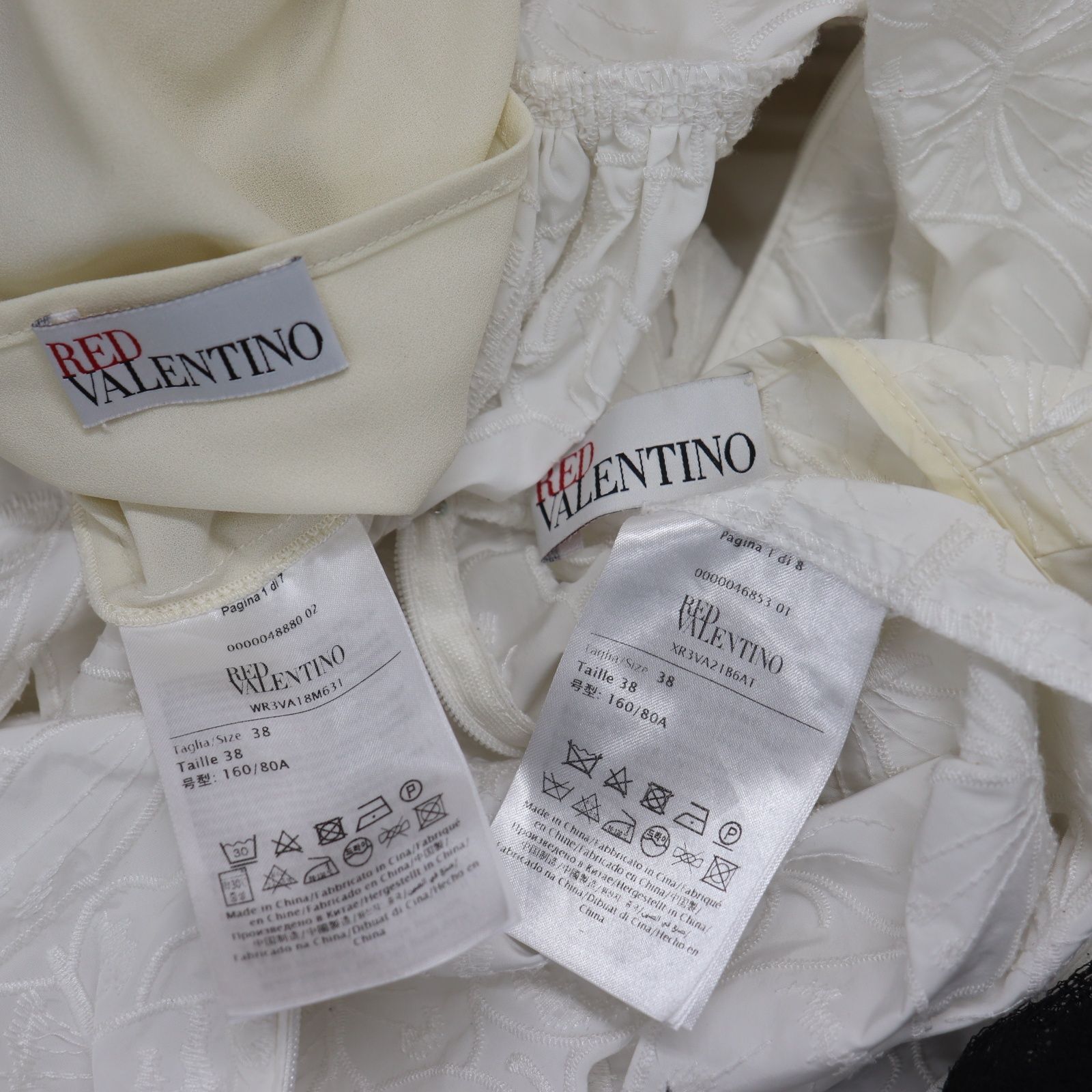 高品質 IT0GCCPYORPQ RED ワンピース ヴァレンティノ レッド VALENTINO トップス