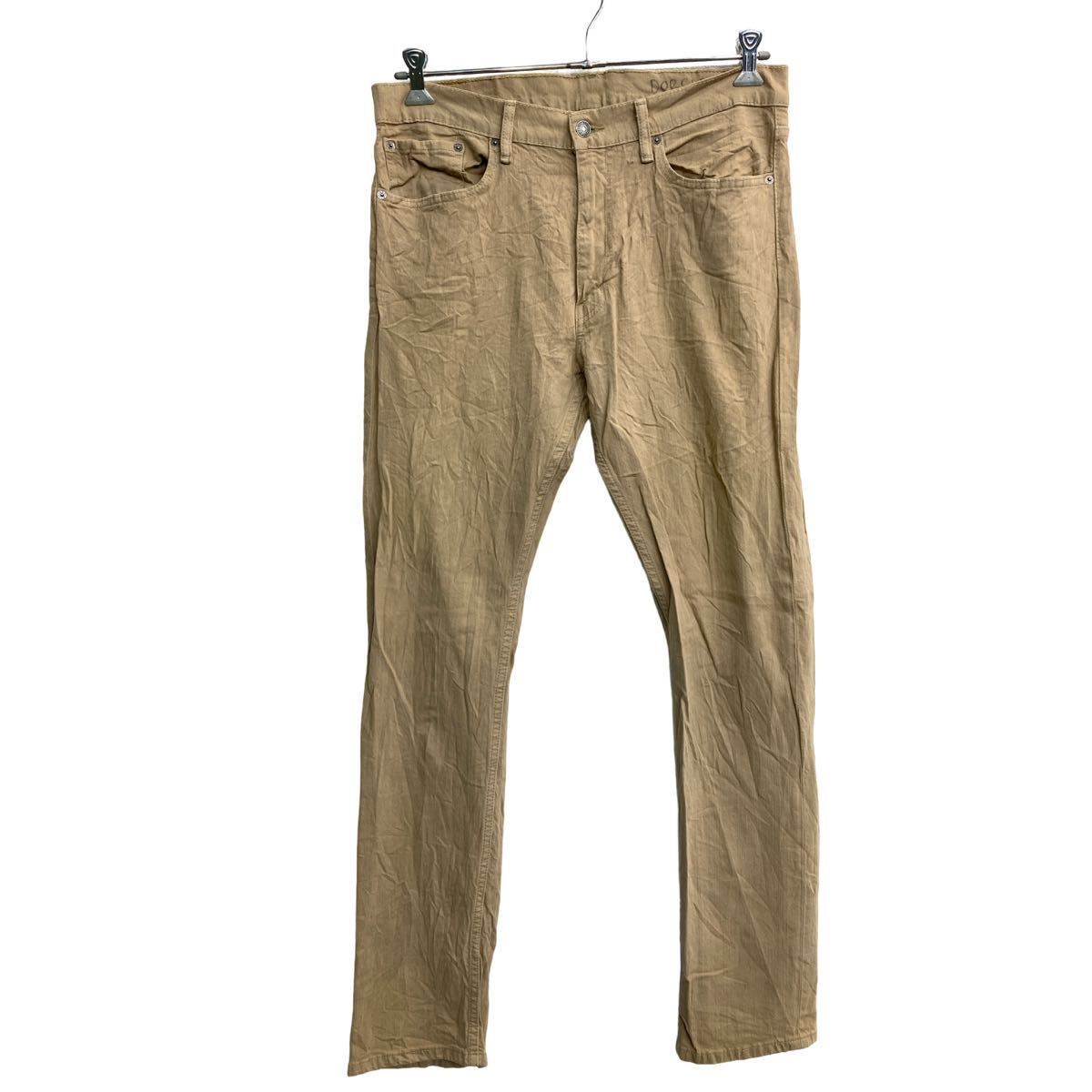 Levi's 513 カラーパンツ W34 リーバイス スリムストレート ベージュ メキシコ製 古着卸 アメリカ仕入 2311-593