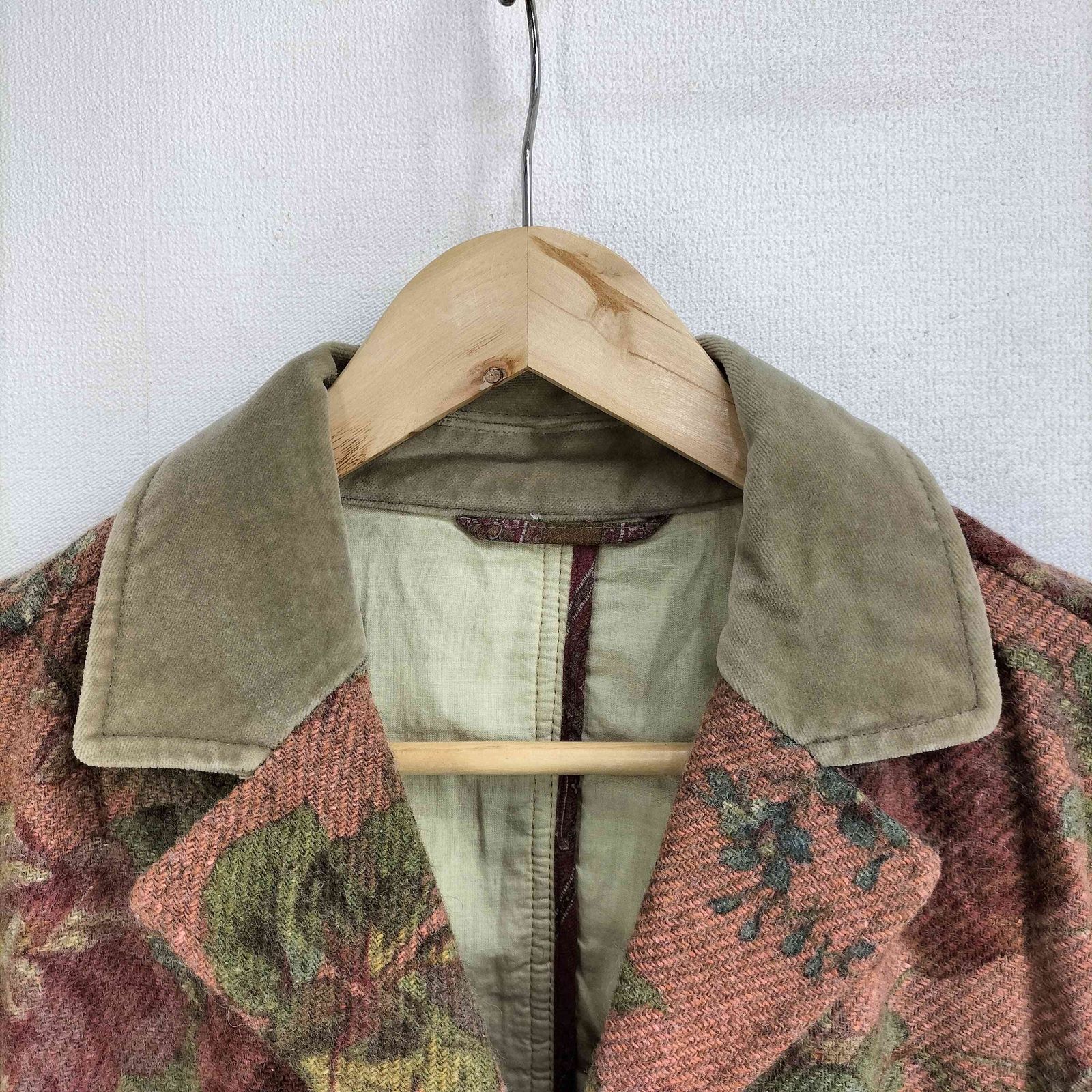 ETRO エトロ シルクウールジャケット 42 美品 ETRO(エトロ) Scarf pattern all silk shirt スカーフ柄 シルク