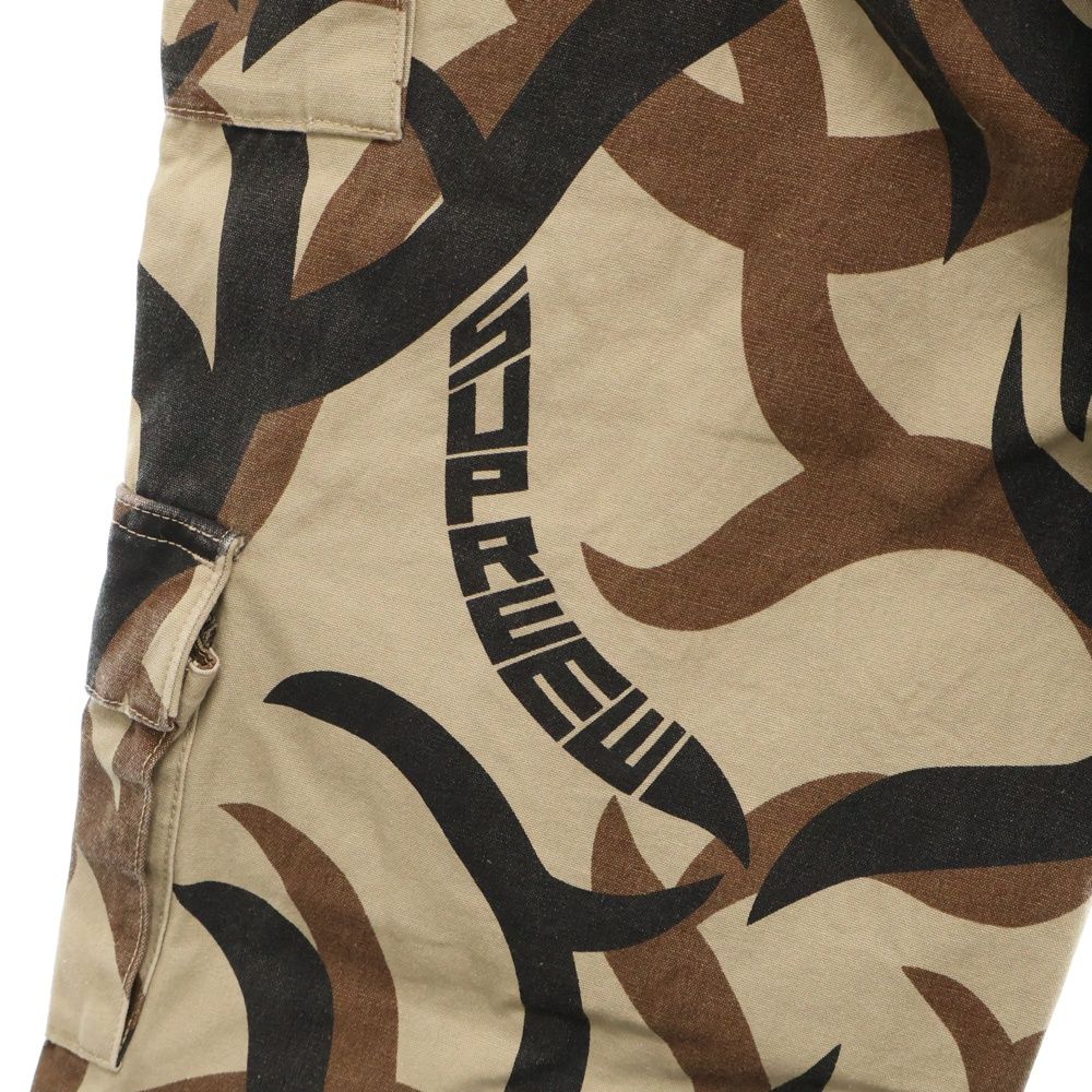 SUPREME (シュプリーム) 19AW CARGO PANT TAN TRIBAL CAMO トライバル