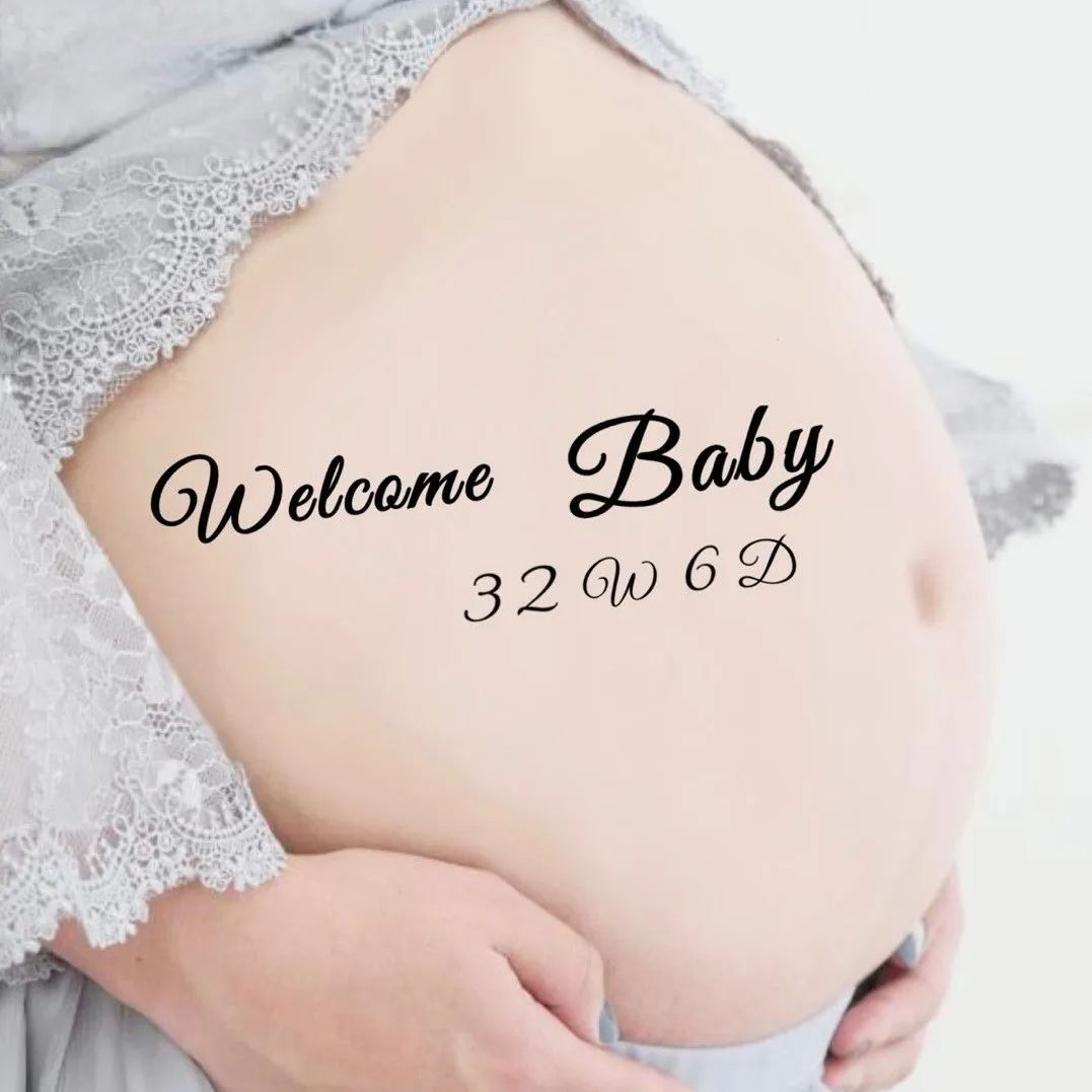 マタニティシール マタニティフォトシール Welcome Baby 数字 - その他