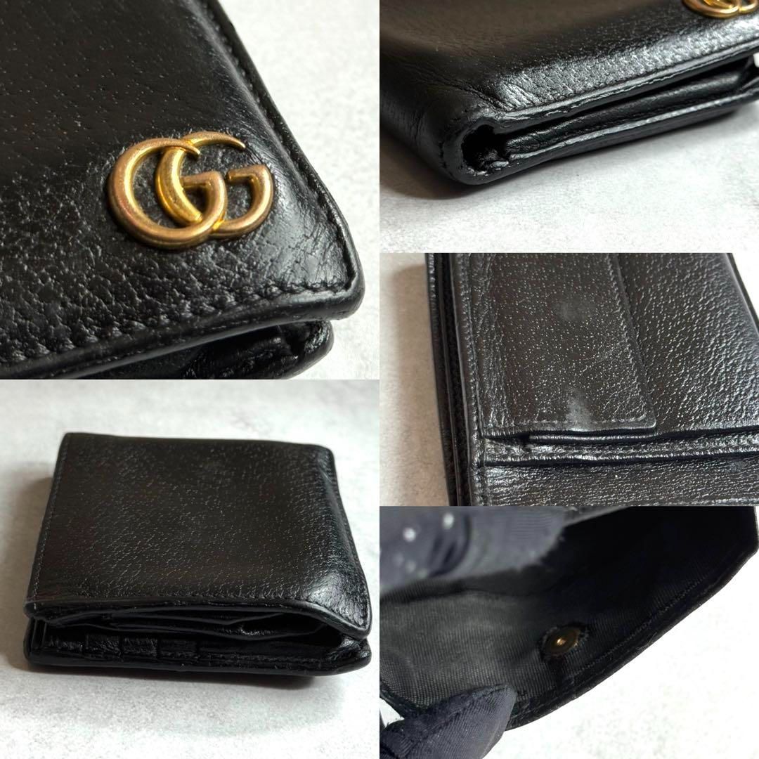 GUCCI グッチ / GGマーモントコンパクトウォレット 428725 GUCCI グッチ / GGマーモントコンパクトウォレット 二つ折り財布