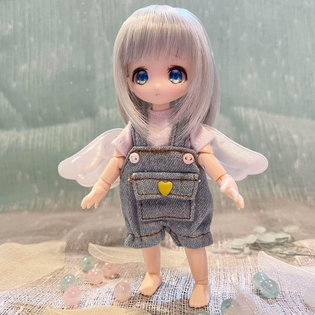 ドール服 オビツ11 服 オーバーオール ねんどろいどどーる にも使用可