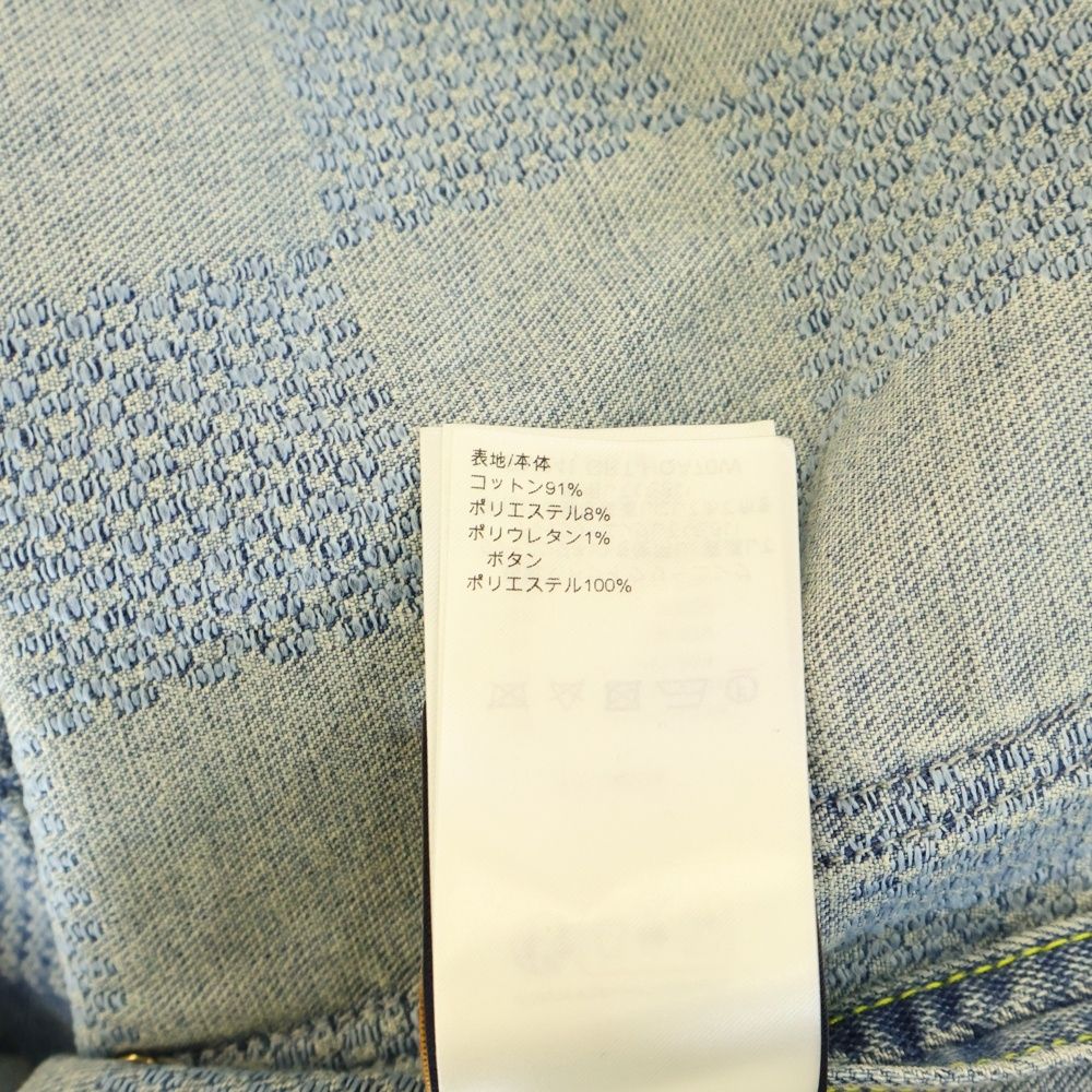 LOUIS VUITTON (ルイヴィトン) 24SS Damier Collarless Denim Jacket