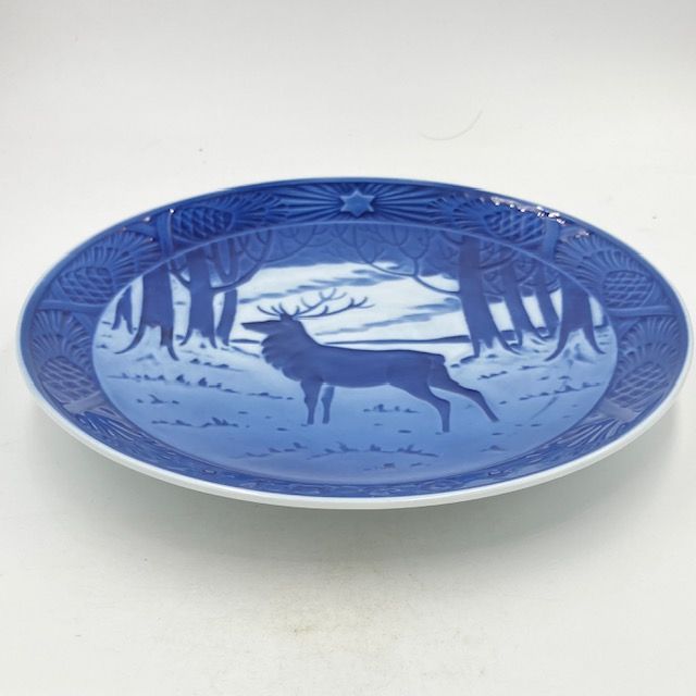 直販値下 1960年 ロイヤルコペンハーゲン イヤープレート 「牡鹿