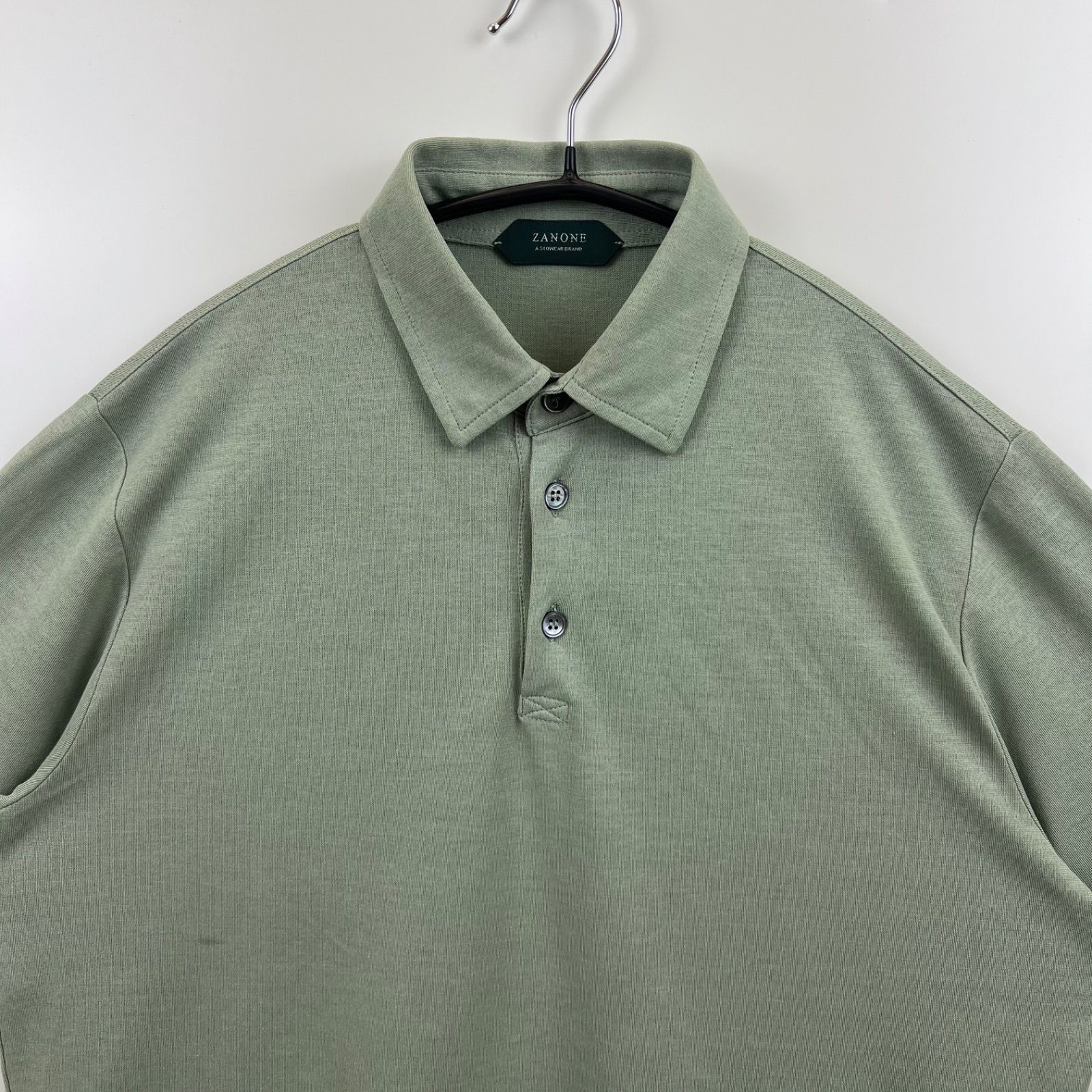 ZANONE SLOWEAR italy ICE cotton polo shirts 46 M ザノーネ