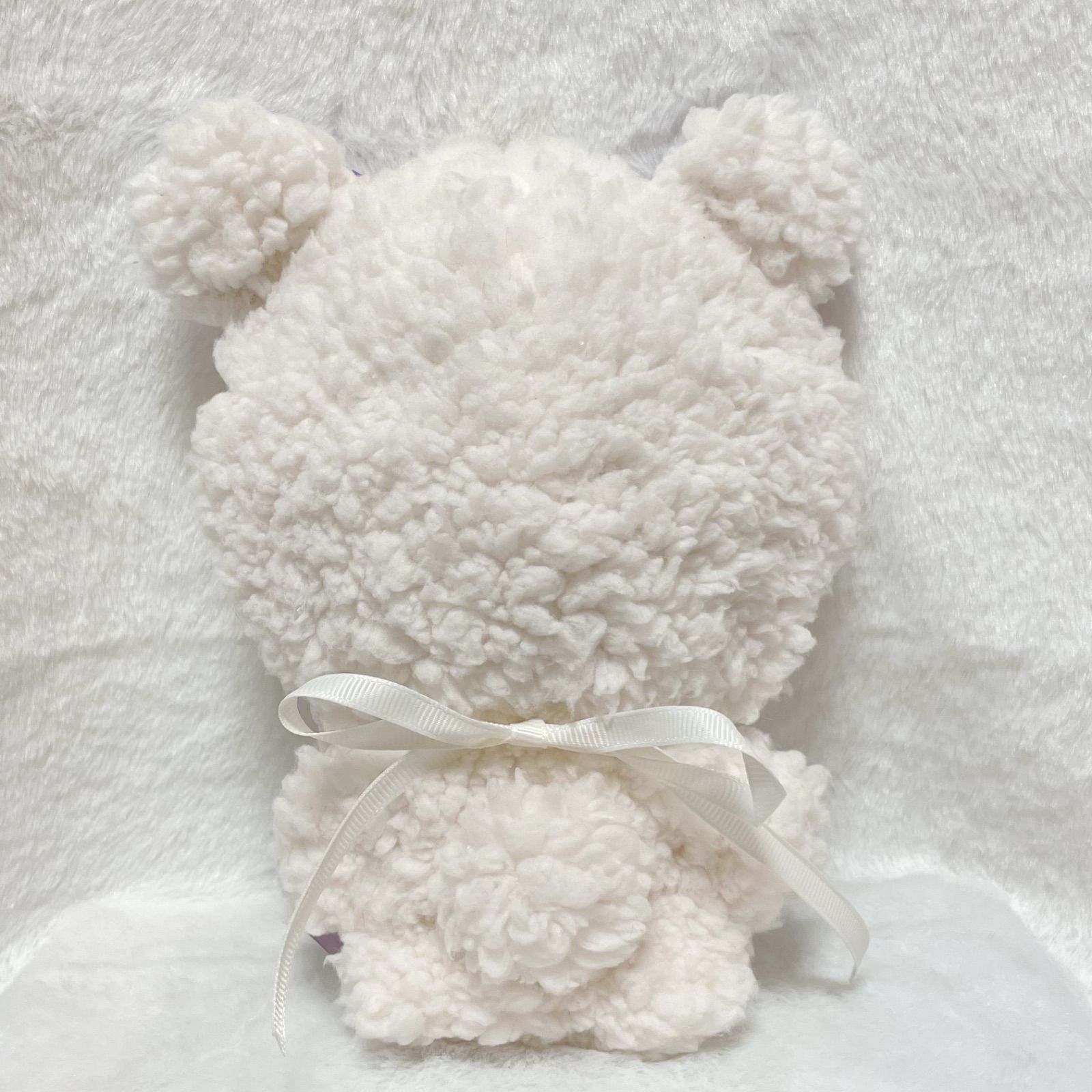 ぬい服 着ぐるみ 16cm おすわり くま 紫 - メルカリ