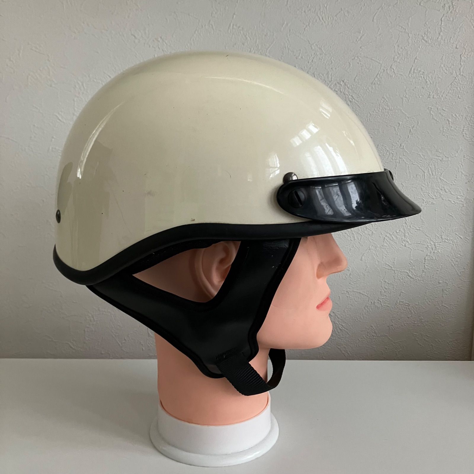 半キャップ ヘルメット 旧車 バイク コルク半 反射 半キャップ