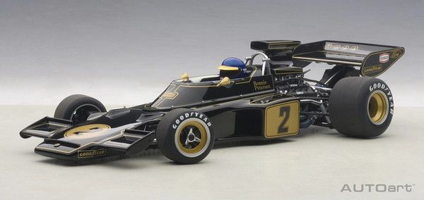 AUTOart 1|18 ロータス 72E 1973 2 ロニー ピーターソン ドライバーフィギュア付き 完成品ミニカー 87330 佐川急便