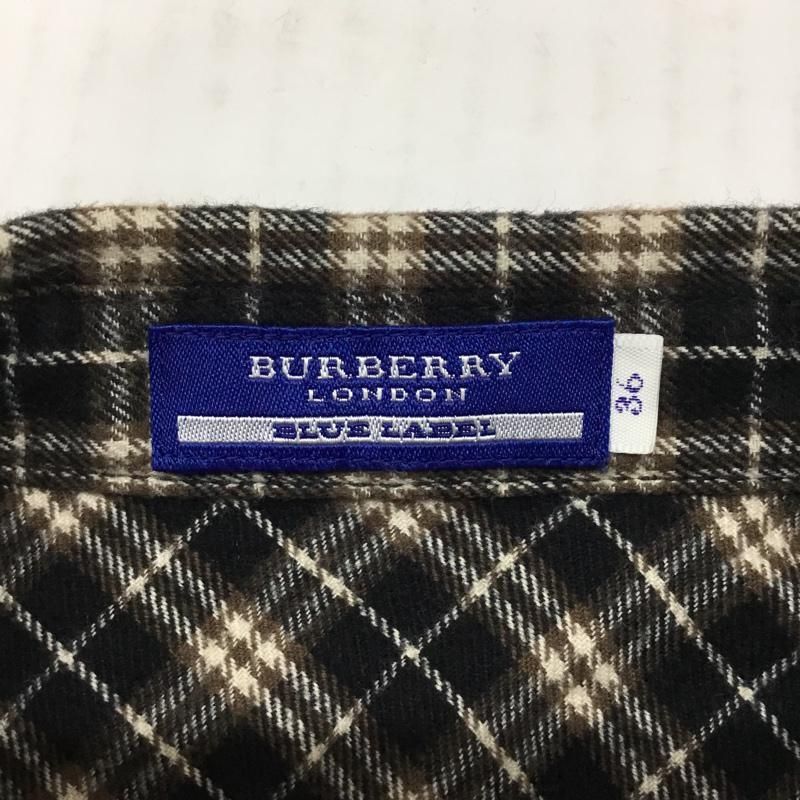 BURBERRY BLUE LABEL◇長袖シャツ 36 コットン マルチカラー